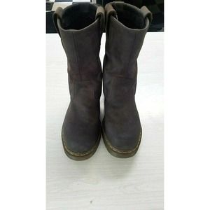 Doc Martin Work Boots Leather Pull On Size US 13